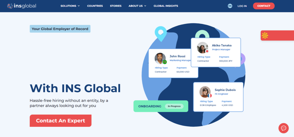 INS Global- Beste Employer of Record Services Bedrijven