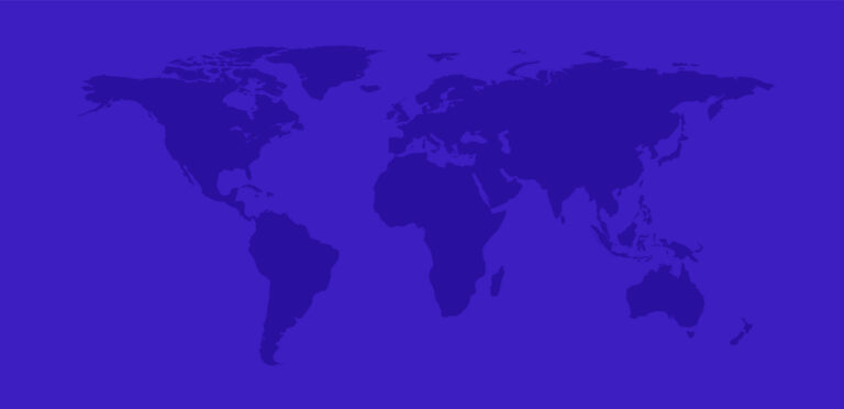 blue worldwide banner