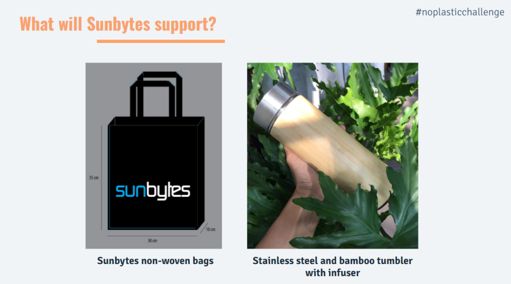 Sunbytes NonPlastic Challenge Campaign in 2021
