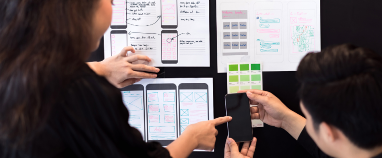Ux design in fintech background image