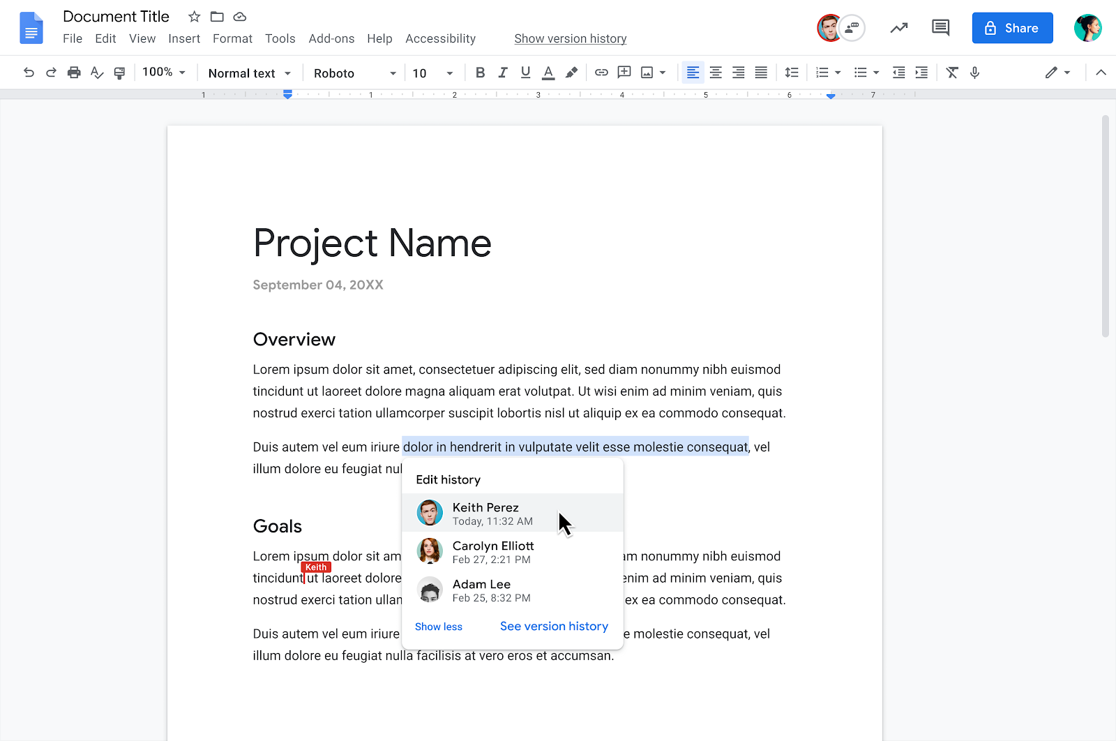 Google Docs allows teachers and learners to work together on a document online