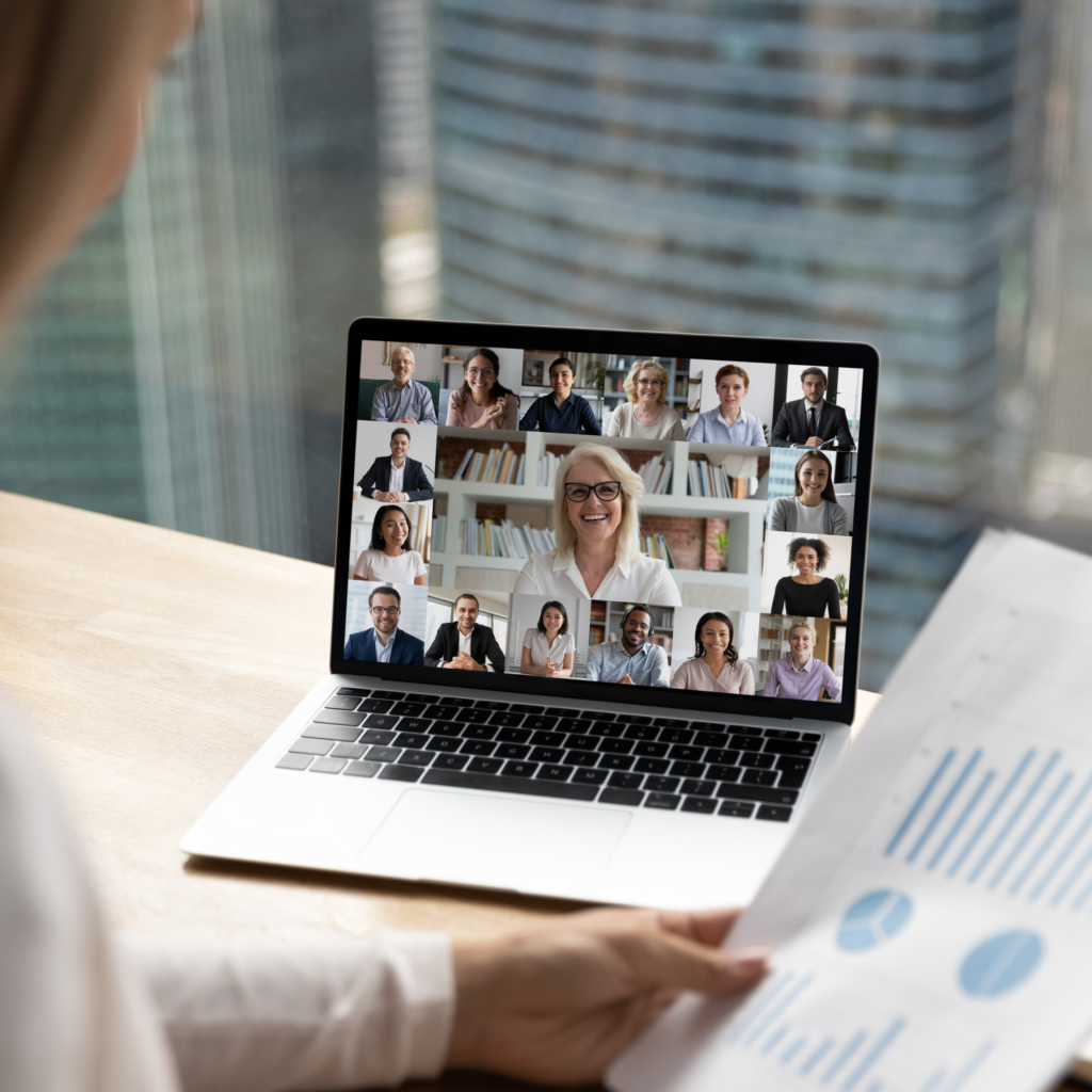 zoom for remote team meeting