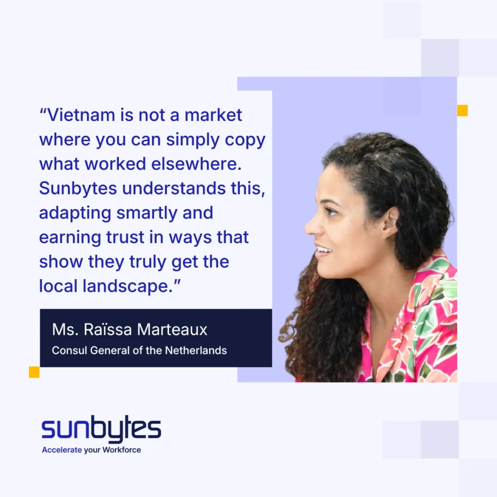 Raissa - Consul General of Netherlands sharing
