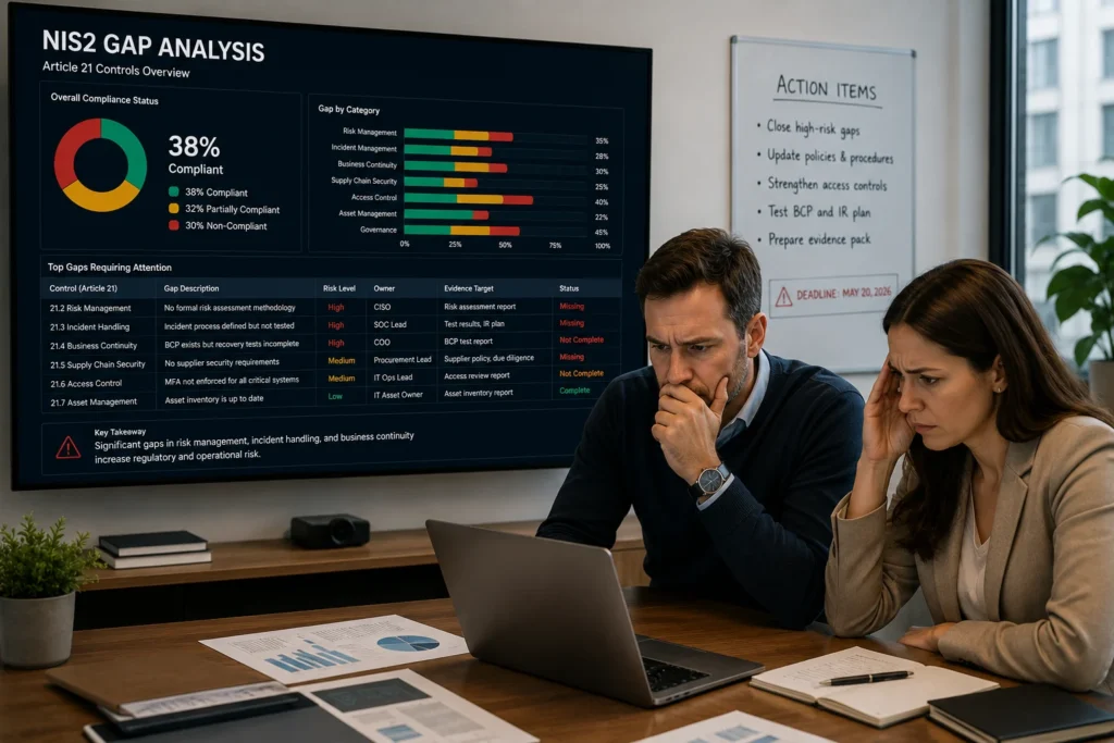 Sunbytes supports NIS2 gap analysis and Compliance Readiness