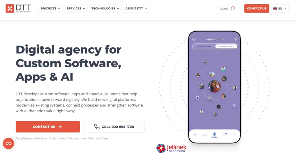 Top mobile app development companies in the Netherlands_DTT