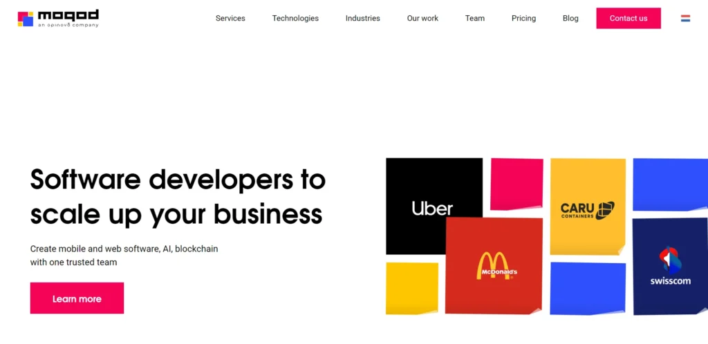 Top mobile app development companies in the Netherlands_Moqod