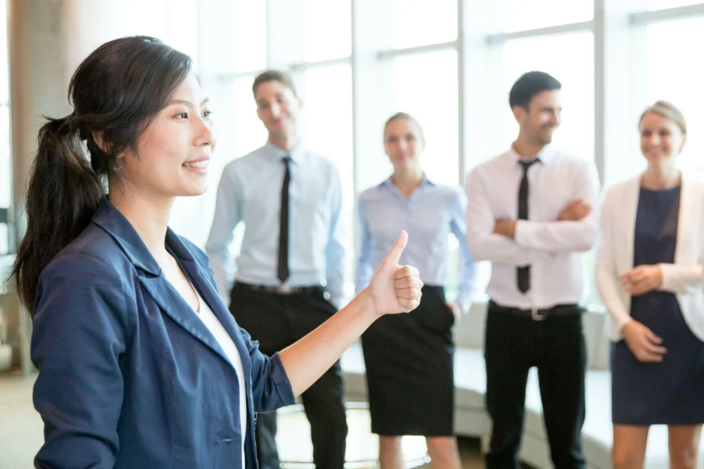 Teamlead die delivery controls bevestigt met een augmented team
