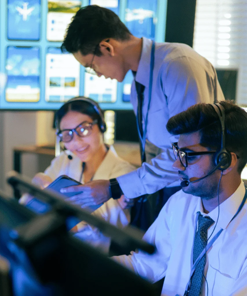 Software programmer discuss Managed security service provider